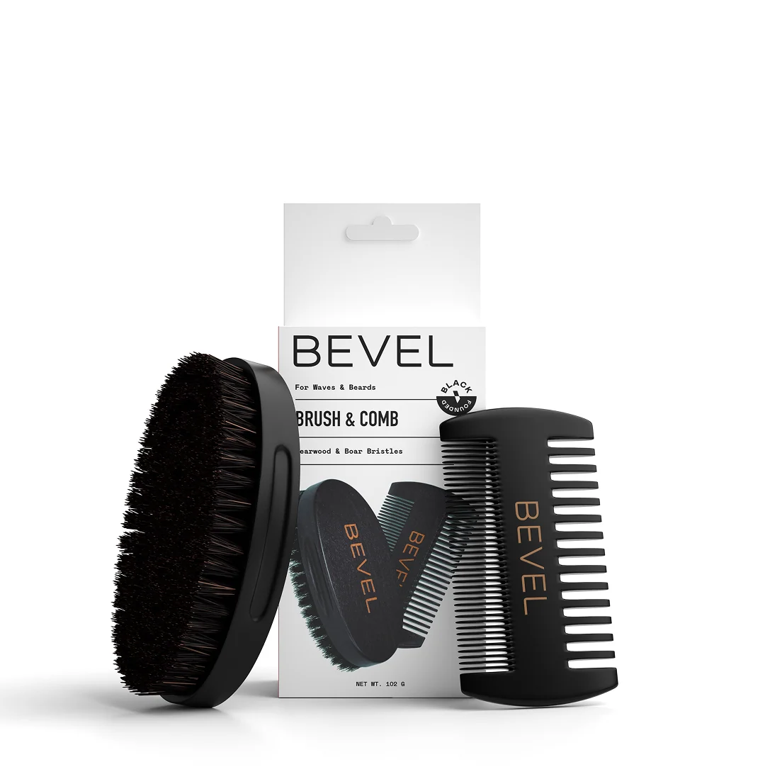 Bevel Brush & Comb Set